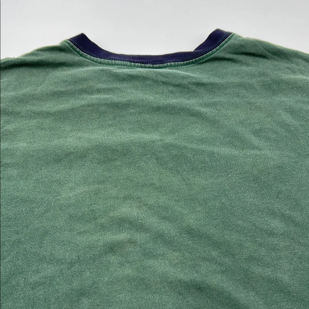 Vintage Polo Ralph Laurem Men's T Shirt XL Green Cotton Made In USA Short Sleeve - Picture 15 of 15